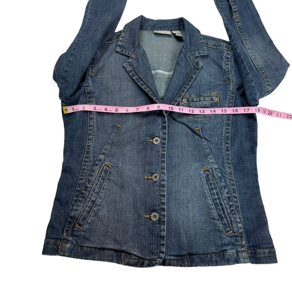 Chicos Platinum Jean Jacket - Picture 6 of 9